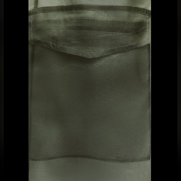 ZARA PRINTED ORGANZA DRESS - Picture 4 of 5